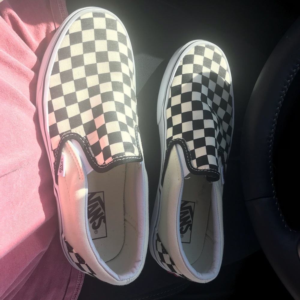 checkered vans